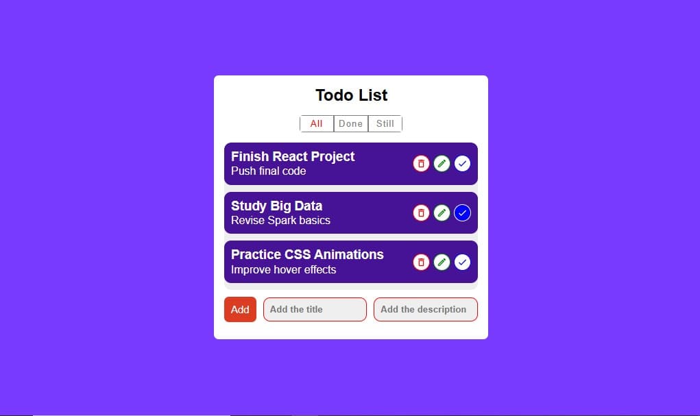 Todo List App